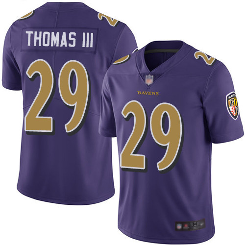 Baltimore Ravens Limited Purple Men Earl Thomas III Jersey NFL Football #29 Rush Vapor Untouchable->women nfl jersey->Women Jersey